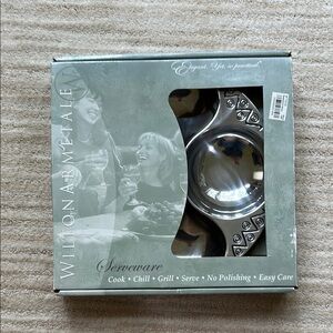 NWB Wilton Armetale Serveware Reggae Small Chip & Dip Set #820194